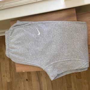 Sweatpants. Baggy at ankles to slip over outfits